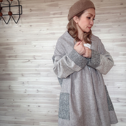 a.myu 日差しよけに　ストールドロップカーディガン 2枚目の画像