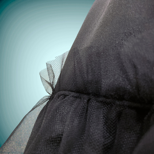 チュール重ねギャザートップス 留袖 アクセントカラー フォーマル 着物  