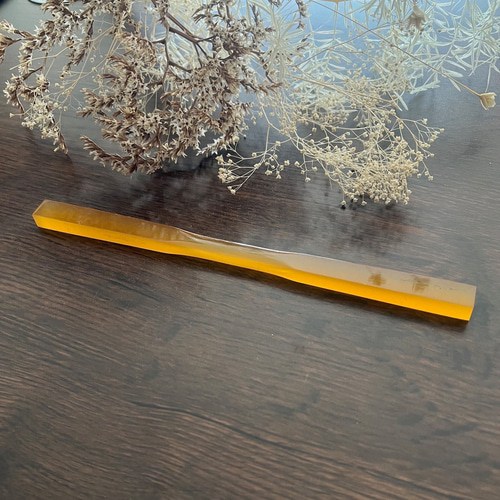 本物 べっ甲 鼈甲 笄(こうがい) 20.8cm かんざし antique art