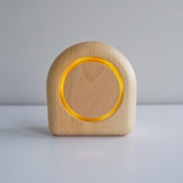 森に差し込む光 木製 LEDランプ ベッドサイドランプ USB電源 TOSMU 2枚目の画像