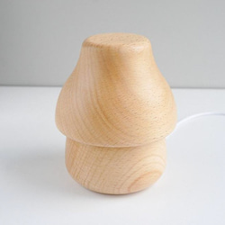 森のきのこ 木製 LEDランプ ベッドサイドランプ USB電源 TOSMU 7枚目の画像