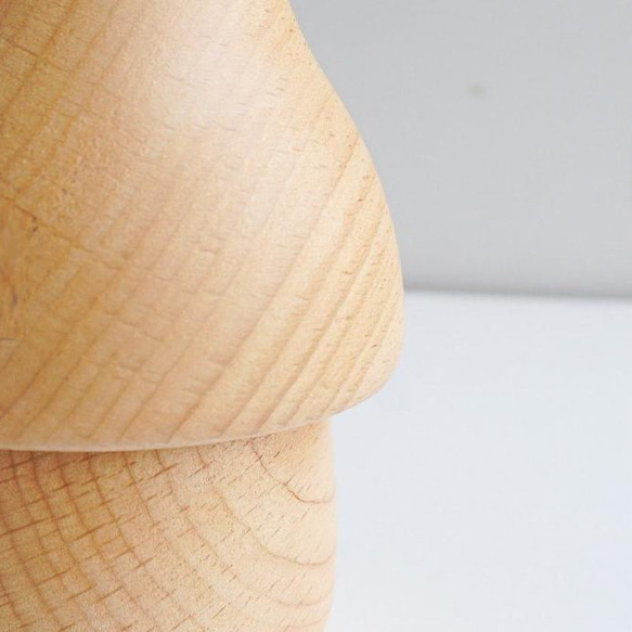 森のきのこ 木製 LEDランプ ベッドサイドランプ USB電源 TOSMU 3枚目の画像