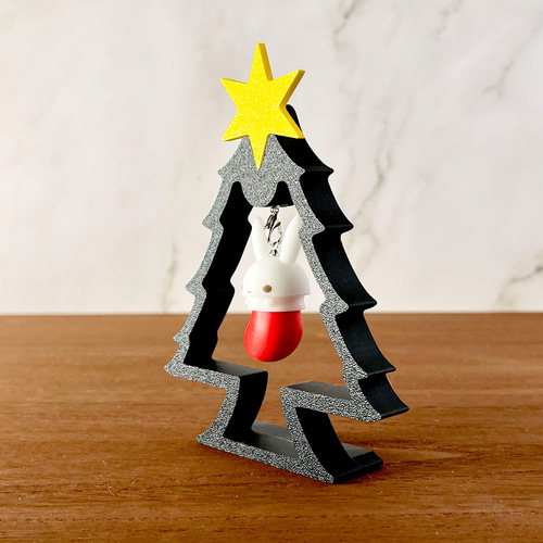ウサツボクリスマス【うさぎ ウサギ クリスマスツリー かわいい