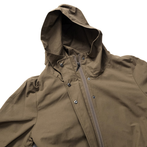 ⭐30％OFF⭐コットン ナイロン バックタック フード ロングコート 