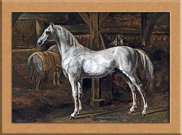 定番の冬ギフト 白い馬 フランスのアート 通販｜Creema(クリーマ ARTE 絵画 絵画