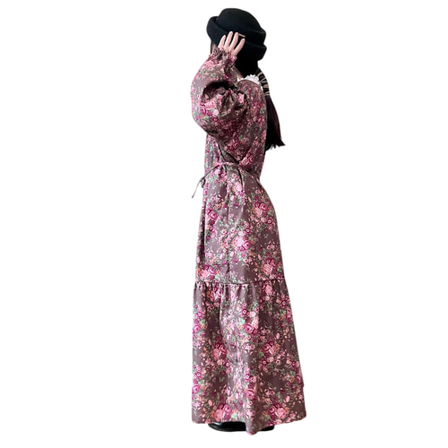クラシカルワンピース アンティークローズ ワンピース fujikujira 通販 
