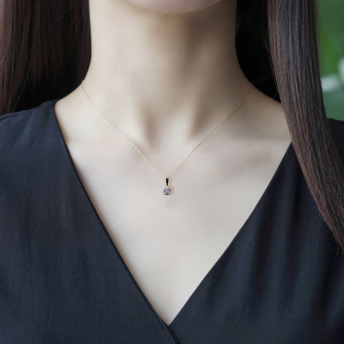 K18 WG ラベンダースピネル　　ネックレストップ K18 WG ラベンダースピネル ネックレストップ