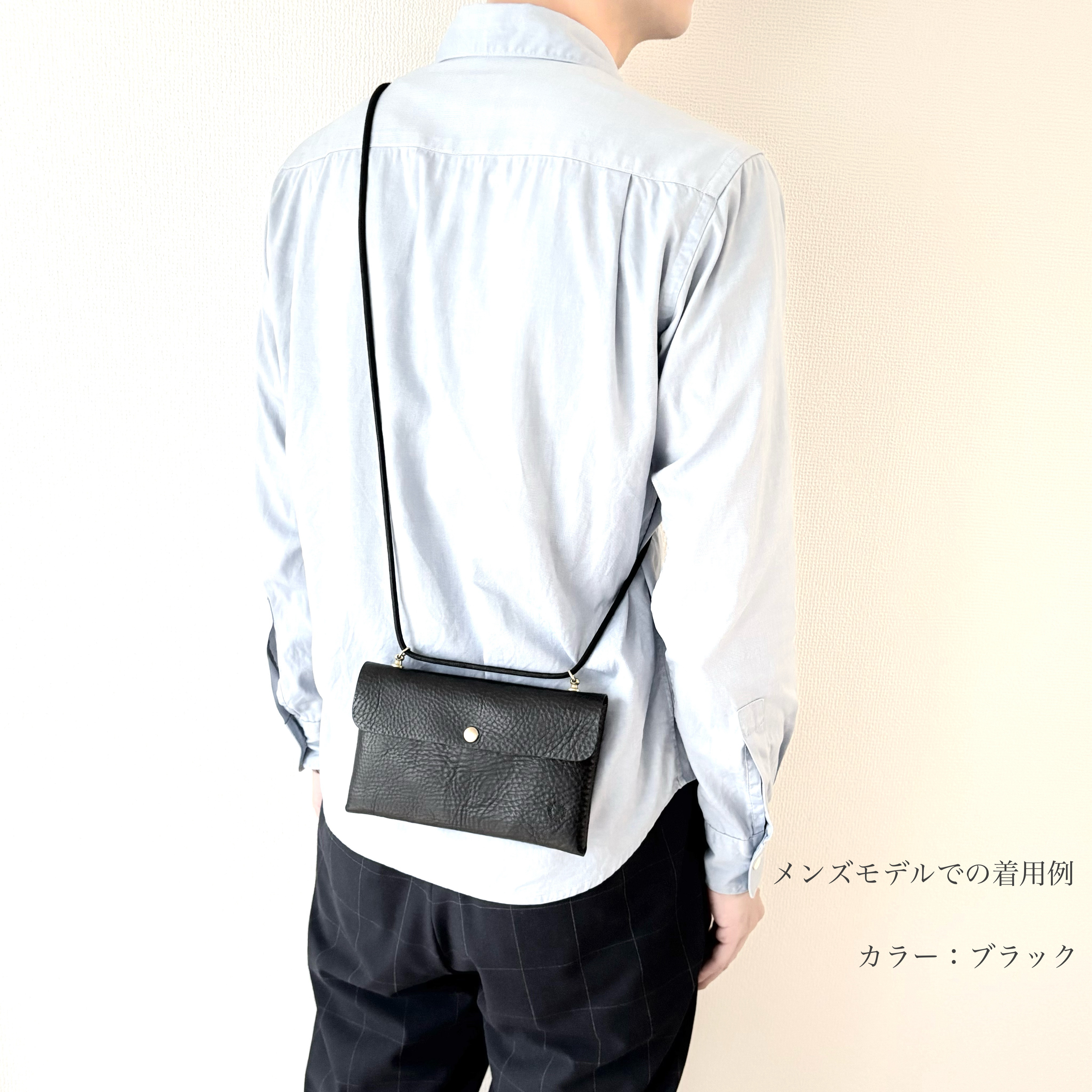 イタリアンレザーミニバッグ/スマホショルダー　トープ（在庫品）