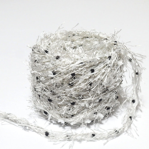 グレー×ブラック＊つぶつぶ＊引き揃え糸＊30g巻 毛糸 k-knot 通販