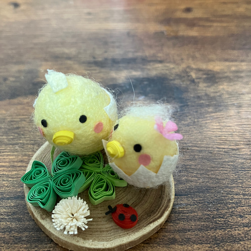 癒しの繭玉 ひよこちゃんとぴよぴよちゃん その他インテリア雑貨