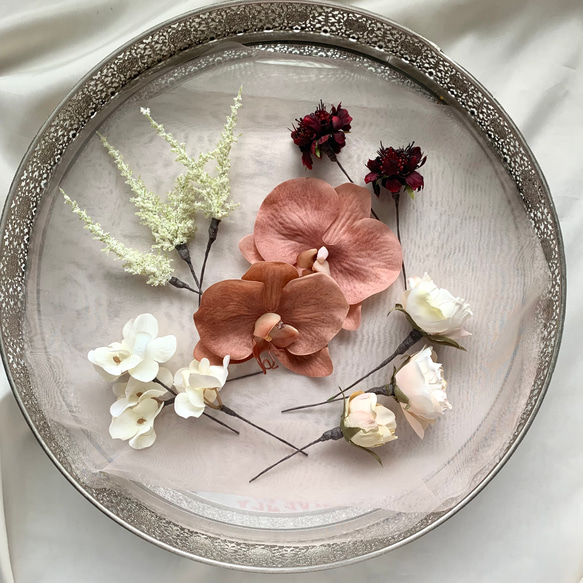 アーティフィシャル ウェディングブーケ・ブートニア・ヘッド