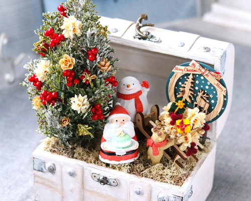 Amazon.co.jp: クリスマスプレゼントボックス オーナメント 7点