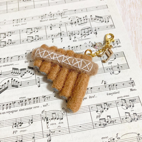 羊毛フェルトのミニチュア楽器 セミオーダー フルオーダーメイド
