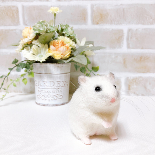 ▽羊毛フェルト ▽羊毛フェルトハムスター ▽羊毛ハムスター
