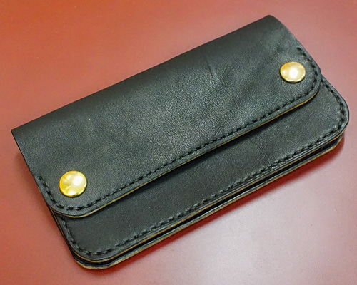 ハンドメイド　トラッカーウォレット　#2 楽天市場】トラッカーズウォレット コードバン TYPE II 本藍染め