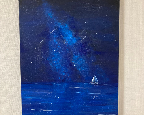 さとみん様　F6 原画　アクリル画 さとみん様 F6 原画 アクリル画 アート・写真