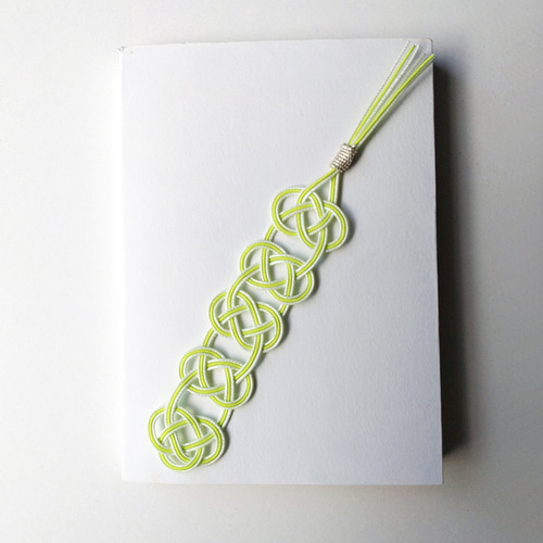 しおり 水引 ブックマーカー【連続あわじ結びパステルカラー5色セット