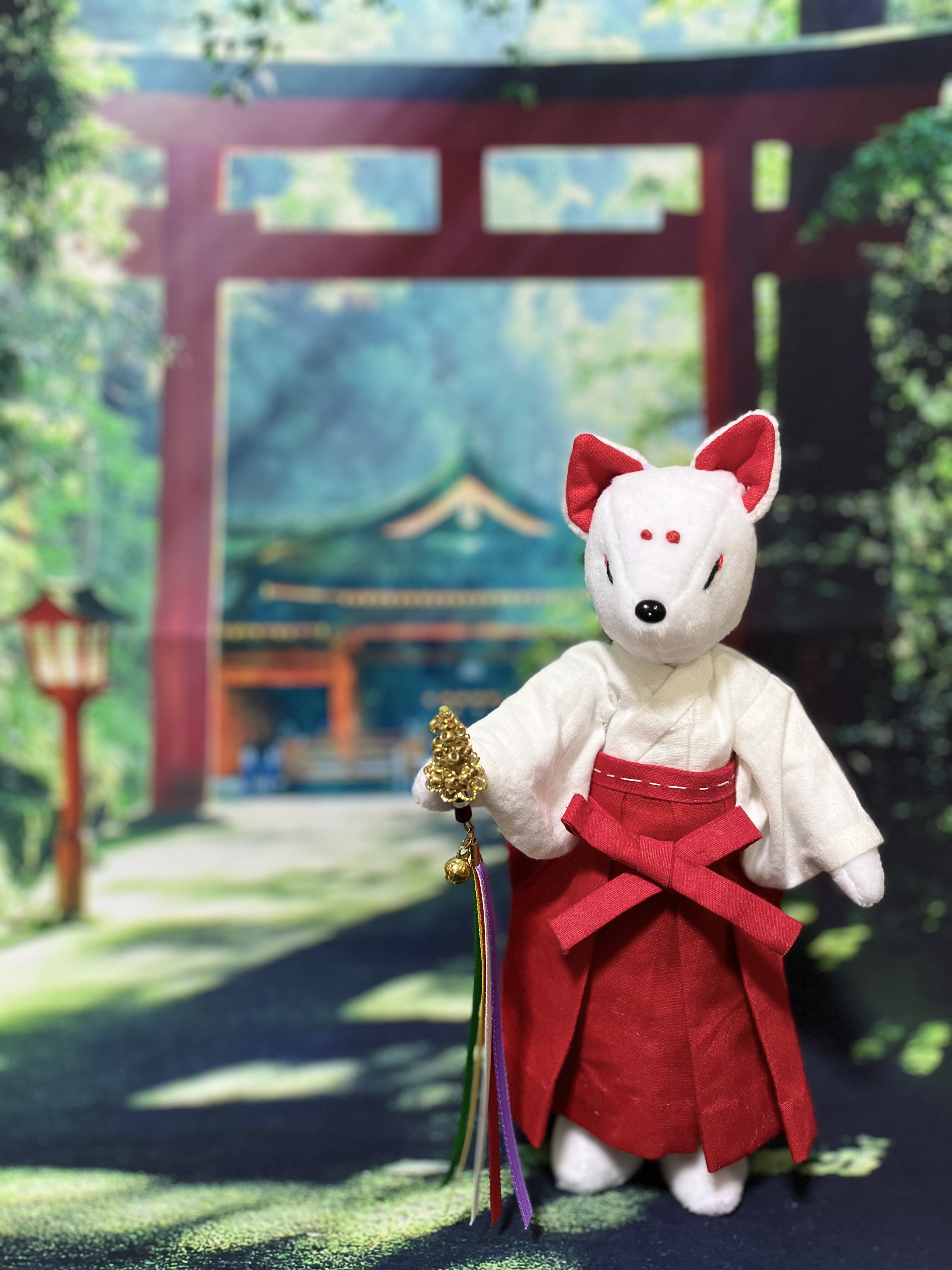 うさまる ぬいぐるみ 神主 巫女 うさこ