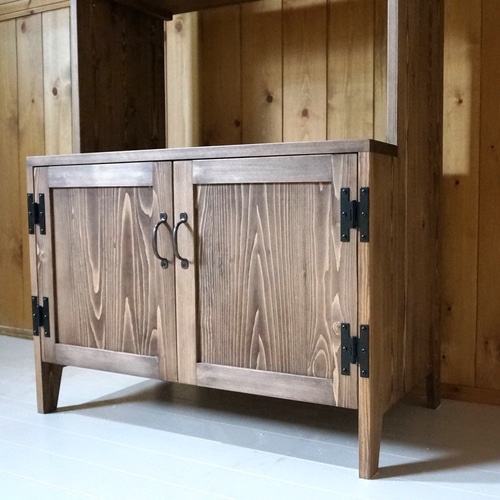 オープン棚 ハンドメイド サイズオーダー おしゃれな飾り棚オーダー可