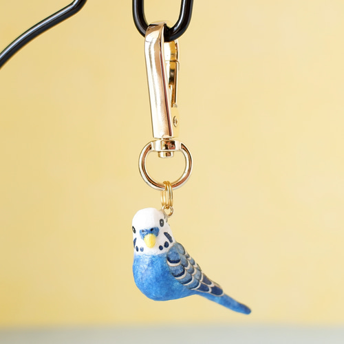 Kao様❤セキセイインコ ペア ストラップ