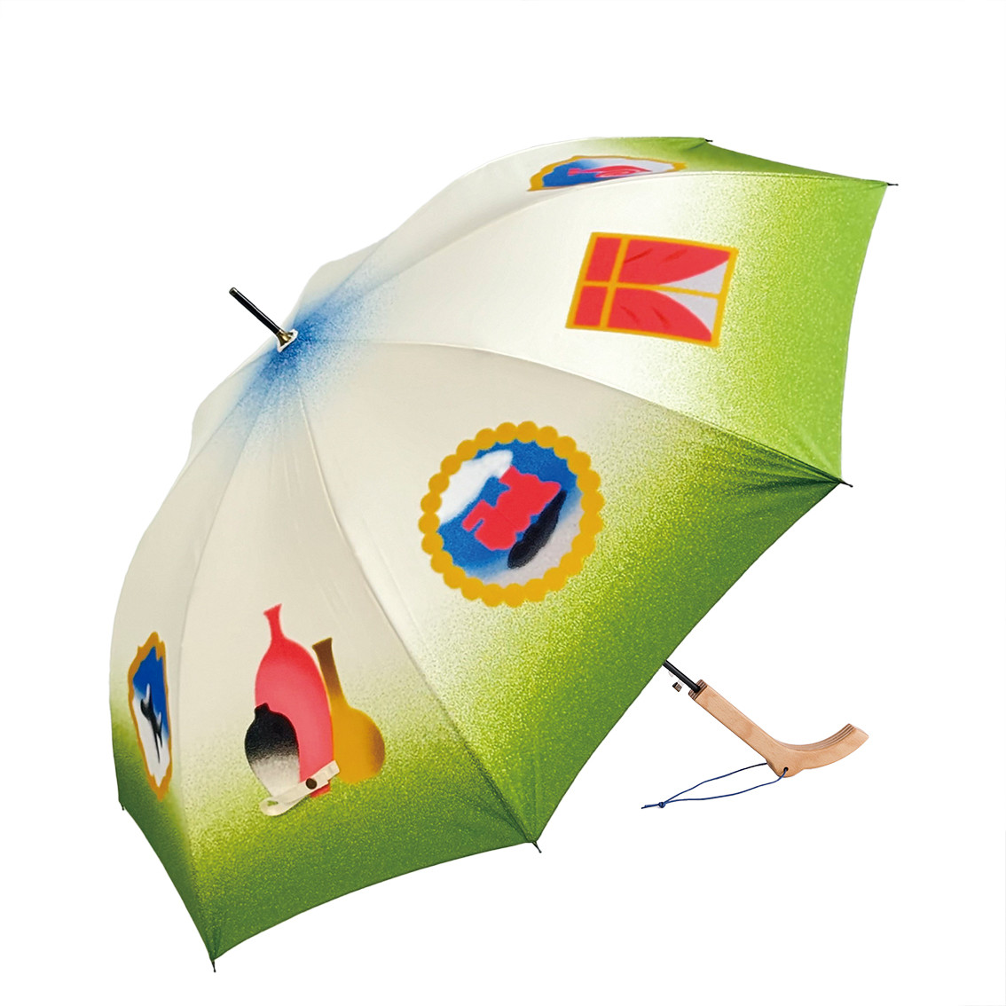 アレクシ・ジャメ デザイン KASANOWA-Mine-傘「雨のメリーゴーラウンド」