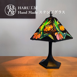 ステンドグラス　ハンドメイド　オレンジ ステンドグラス サンキャッチャー 赤系 ハンドメイド｜Yahoo