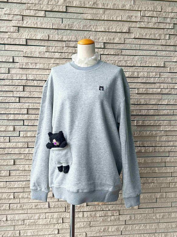 Melty&Micoty ポケットスウェット（メルティぬいぐるみ付き） 3枚目の画像