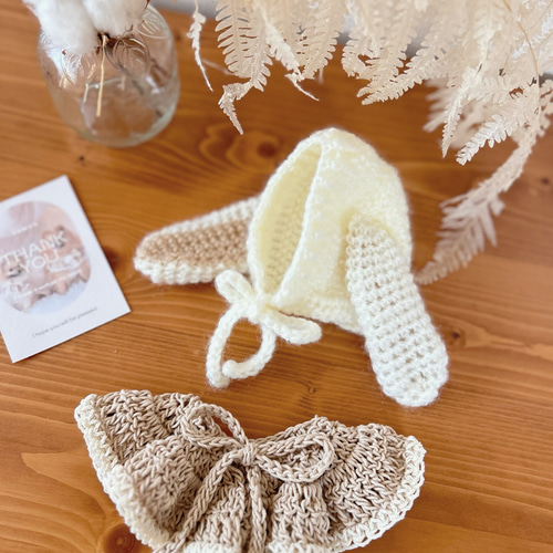 【納期：即日〜1日】猫耳ニット帽　うさ耳ニット帽　ヘッドドレス　オーダーページ 納期：即日〜1日】猫耳ニット帽 うさ耳ニット帽 ヘッドドレス オーダー