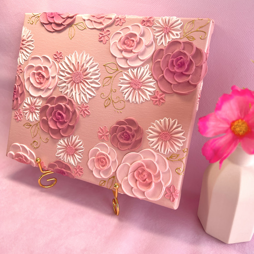 テクスチャーアート 絵画 アートパネル フラワーアート インテリア