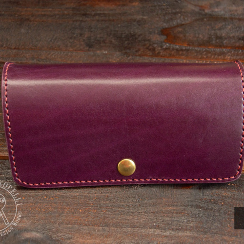 高級仕様】ルガトショルダーメガネケース パープルxネイビー メガネ