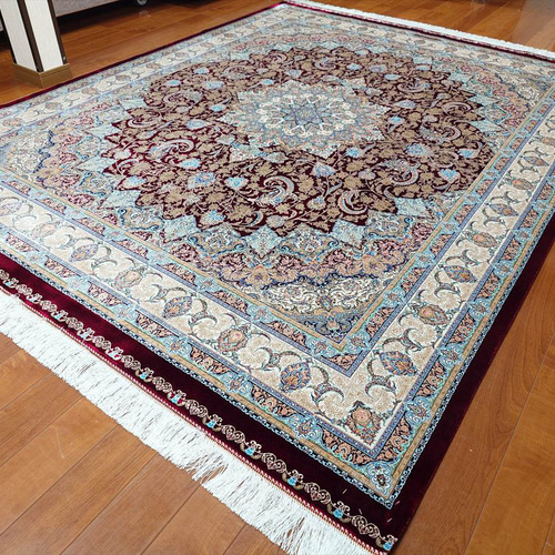 夏の超目玉品30%OFF】ペルシャ絨毯 ネイアブリシャム ハイブリッド