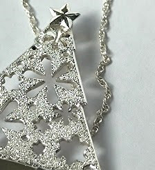 ツリーネックレス　silver925　ロープチェーン