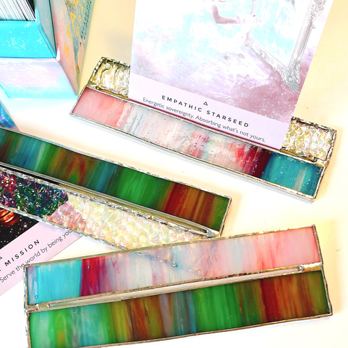 ステンドグラスのオラクルカードスタンド フォトフレーム・写真立て