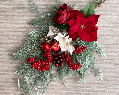 クリスマススワッグ アーティフィシャル 数量限定・Mサイズ【クリスマス・winter】アーティフィシャルフラワー