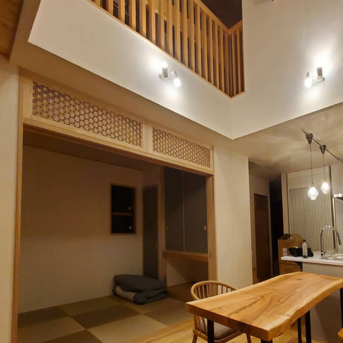 組子欄間調インテリア壁飾り 【3種組分け 麻の葉-ゴマ柄-桜亀甲 W133