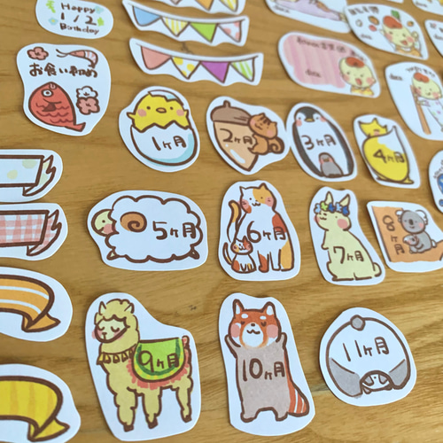 確認用♡Eセット 男の子ver.♡ベビーアルバム フレークシール 確認用♡Eセット 男の子ver.♡ベビーアルバム フレークシール