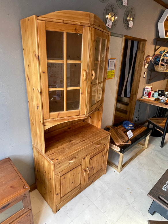 大特価！SALE！ カップボード 食器棚 収納棚 キッチンボード アップ