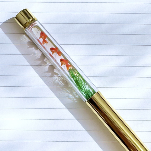 ボールペン　アクアリウム　金魚　立体 ボールペン アクアリウム 金魚 立体 ペン・筆記用具 池波屋 通販