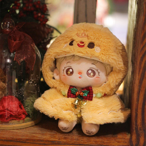 20cm着せ替えぬいぐるみ服 クリスマスキャロルセット 4種類 鈴 20cm着せ替えぬいぐるみ服 クリスマスキャロルセット 4種類 鈴