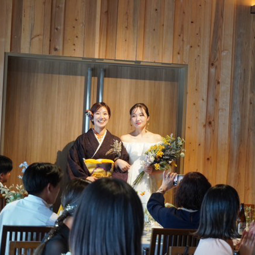 実例写真！オフショル ウェディングドレス クレープ生地 編み上げ  