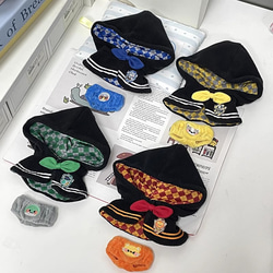 10/20cm着せ替えぬいぐるみ服 魔法学院生徒マント 4種類 着せ替え人形 ぬいぐるみ ぬい服 ハロウィン 魔法使い 7枚目の画像