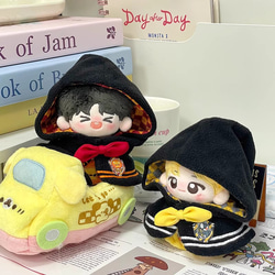 10/20cm着せ替えぬいぐるみ服 魔法学院生徒マント 4種類 着せ替え人形 ぬいぐるみ ぬい服 ハロウィン 魔法使い 3枚目の画像