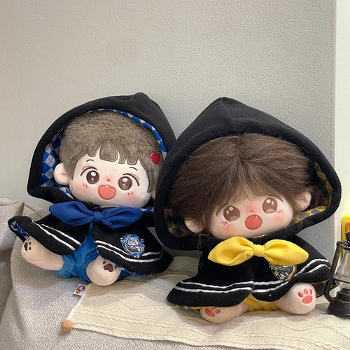 10/20cm着せ替えぬいぐるみ服 魔法学院生徒マント 4種類 着せ替え人形