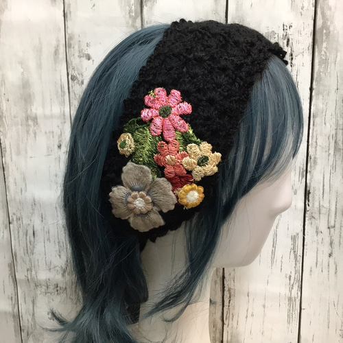 moontreeplanet ニットヘアバンド　ブラック HANNE ヘアバンド ワイドリブヘアバンド : ZOZOTOWN Yahoo!店 - 通販