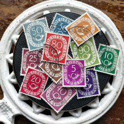Vintageバスチケット5色15枚セット【England】DA-CO026 包装紙