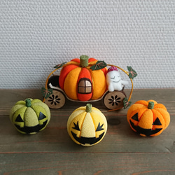 【楓花様】ハロウィン飾り各種  置物 羊毛フェルト ちりめん ハンドメイド 楓花様】ハロウィン飾り各種 置物 羊毛フェルト ちりめん