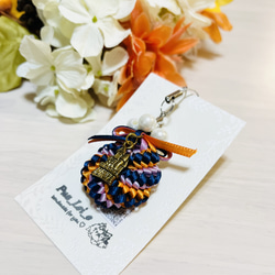 ✿ぷりん♡　リボンレイ　✿パステルレインボー×モモ　リボンレイチャーム❤ ✿ぷりん♡ リボンレイ ✿パステルレインボー×モモ リボンレイチャーム