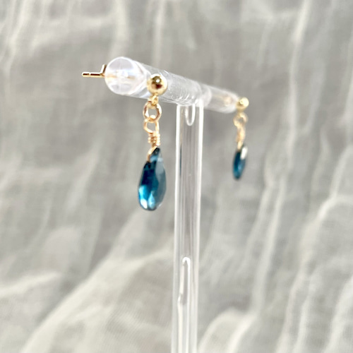 送料無料】【受注製作】 14kgf 天然石 宝石質 ロンドンブルー