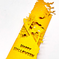 ハロウィン　ペーパーアート　ゴールド 3枚目の画像