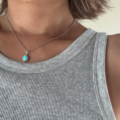 K*I様 スリーピングビューティー ターコイズ　　シルバー ネックレス Amazon | [ライオンハート] ラッピング済 スリーピングビューティー